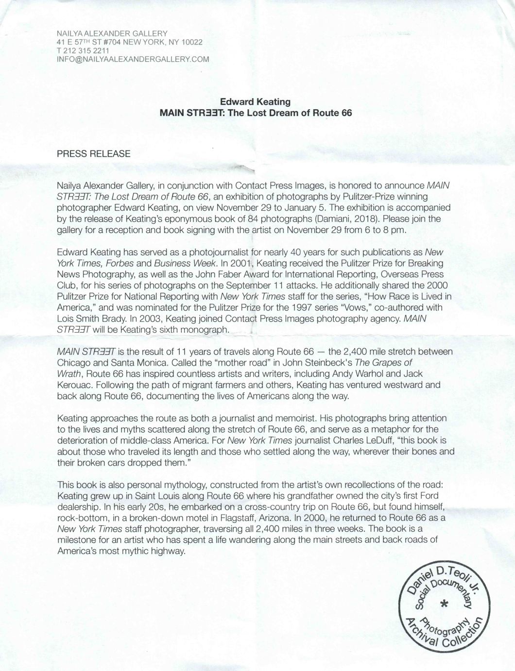 Main Street Lost Dreams Route 66 Ed Keating D.D. Teoli Jr. (18)