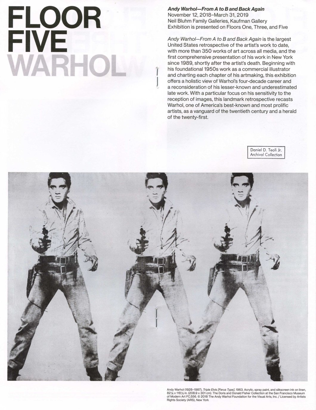 Warhol from A to B &amp; Back Again Whitney D.D. Teoli Jr. (186)
