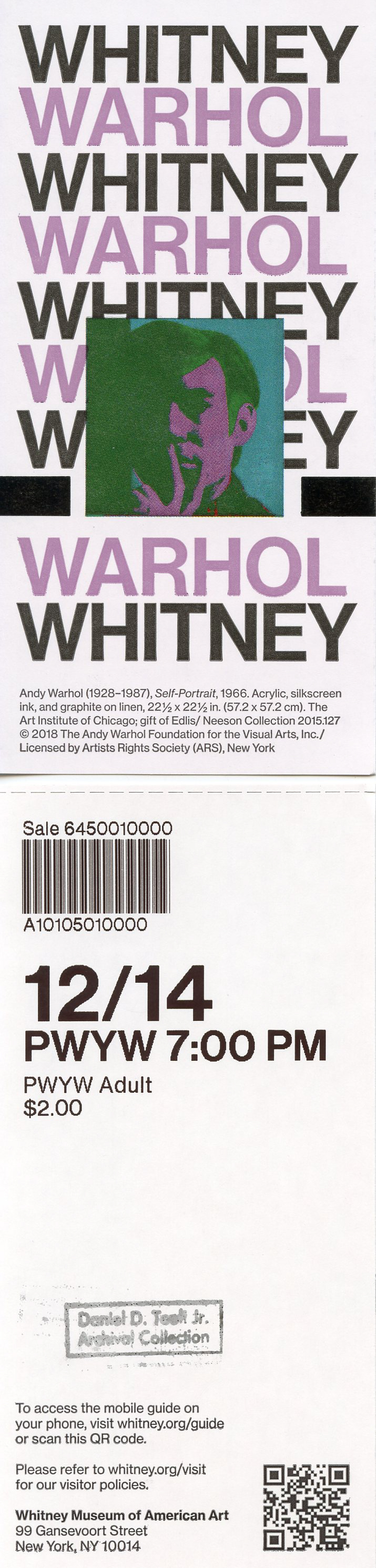 Warhol from A to B &amp; Back Again Whitney D.D. Teoli Jr. (190)