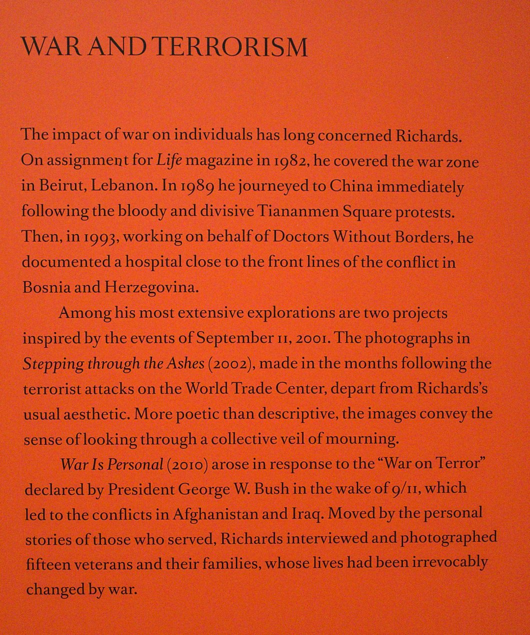 eugene richards the run-on of time d.d. teoli jr. (78)